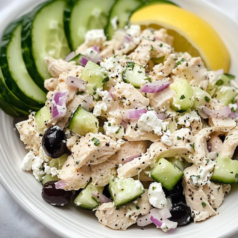 Keto Mediterranean Chicken Salad