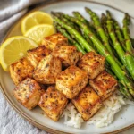 Lemon Pepper Tofu and Asparagus
