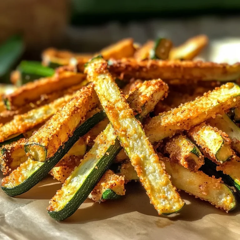 Low Calorie Air Fryer Zucchini Fries
