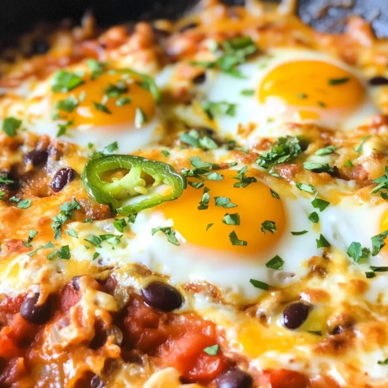 Mexican Baked Eggs (One Skillet)