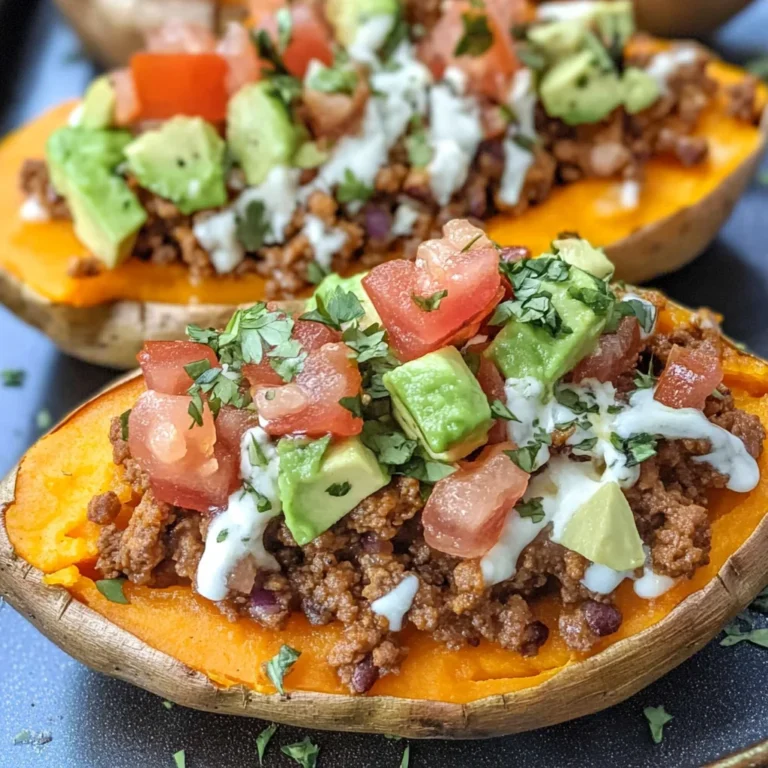Taco Stuffed Sweet Potatoes