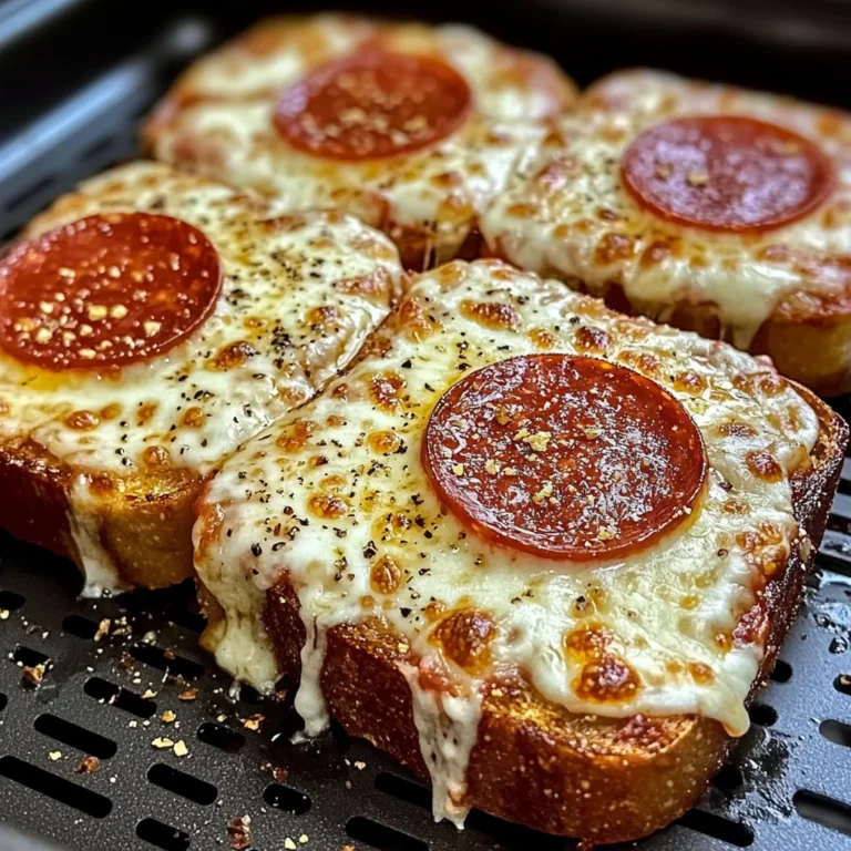 Air Fryer Pizza Toast: Crispy, Cheesy, and Ready in Minutes