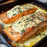 Baked Boursin Salmon – Creamy, Flavorful & Perfectly Baked