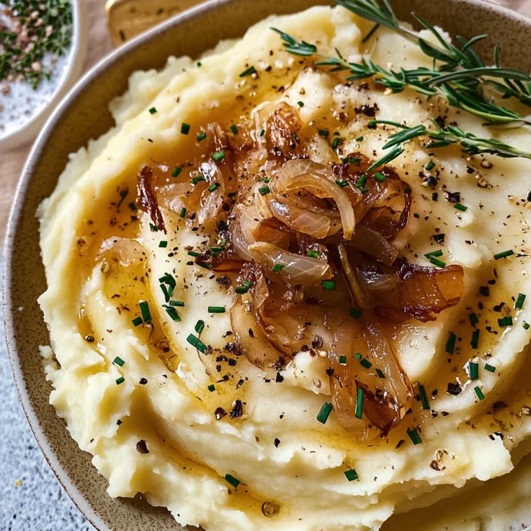 Best Ever Caramelized Onion Mashed Potatoes