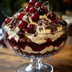Black Forest Trifle for Christmas