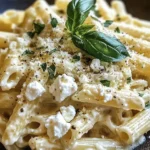 Creamy Lemon Feta Pasta Recipe