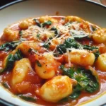 Creamy Tomato Spinach Gnocchi