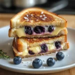 Crispy Blueberry Grilled Cheese