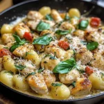 Garlic Chicken Gnocchi Skillet: A 30-Minute Wonder!