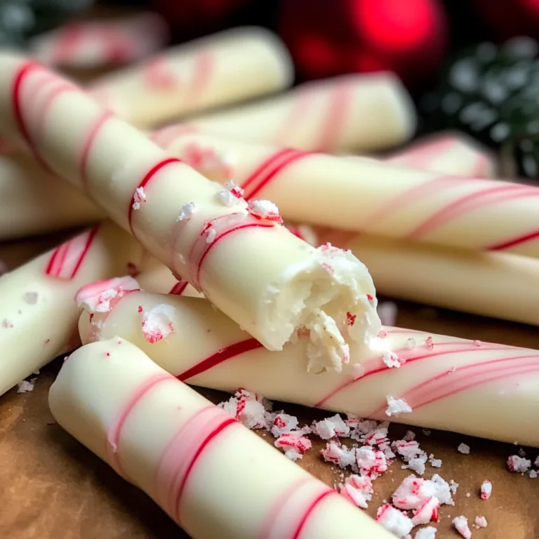 Homemade Christmas Peppermint Sticks