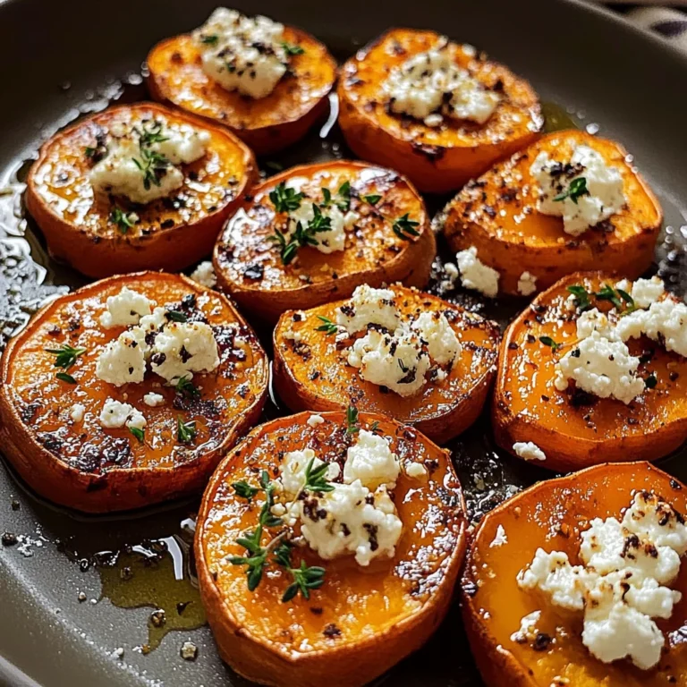 Honey Feta Sweet Potato Rounds: A Delicious & Easy Recipe