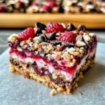 Raspberry Coconut Magic Bars