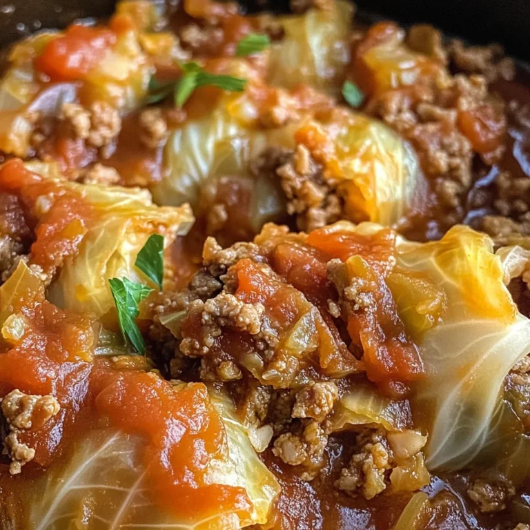 Slow Cooker Unstuffed Cabbage Rolls