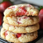 Soft Strawberry Shortcake Cookies