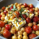 Baked Feta Chickpeas Recipe
