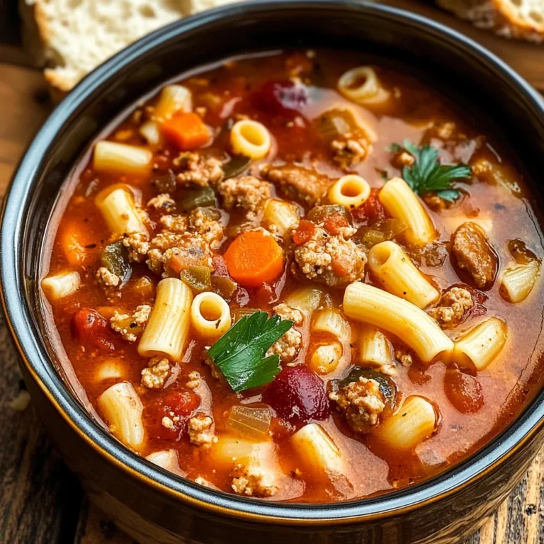 Copycat Olive Garden Pasta e Fagioli Soup