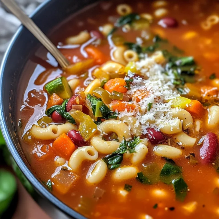 Easy Minestrone Soup Recipe