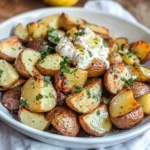 Greek Roasted Potatoes with Whipped Feta
