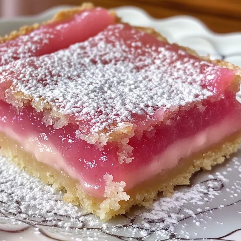 Hibiscus Lemon Bars