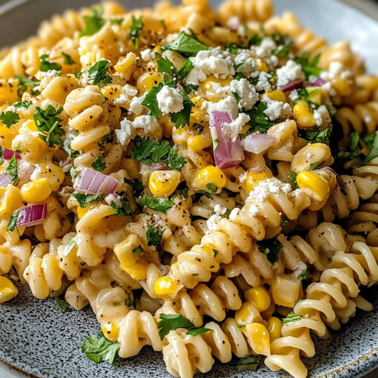 Mexican Street Corn Pasta Salad Recipe