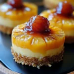 Mini Pineapple Upside-Down Cheesecakes
