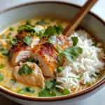 Savory Coconut Chicken Brothy Rice for Cozy Nights