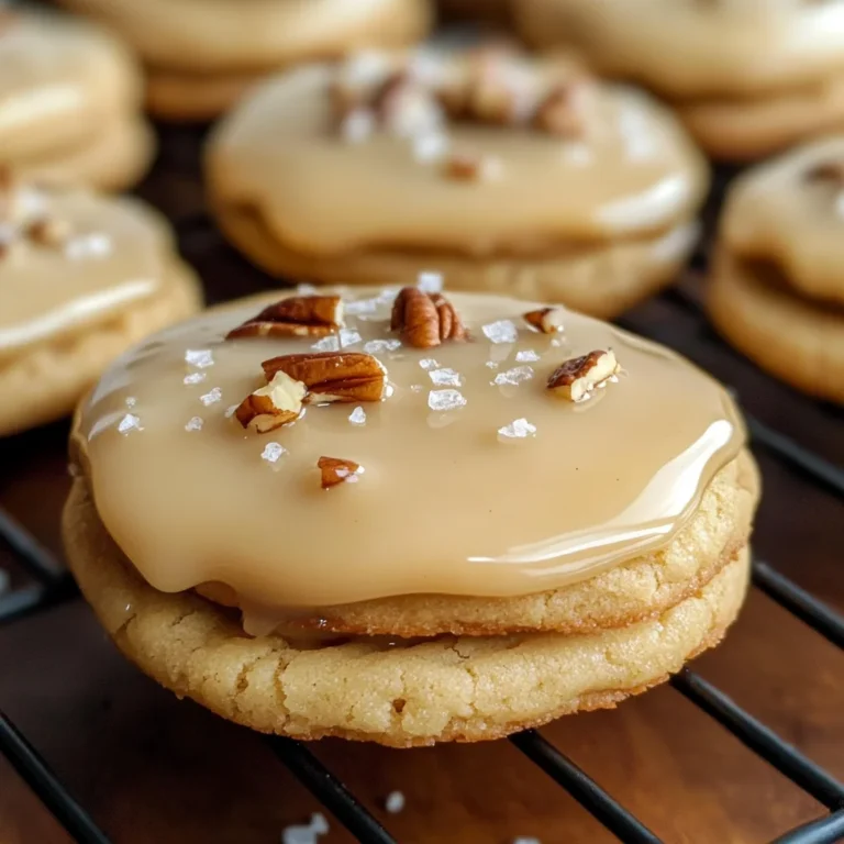 Soft Maple Cookies with Brown Butter Icing