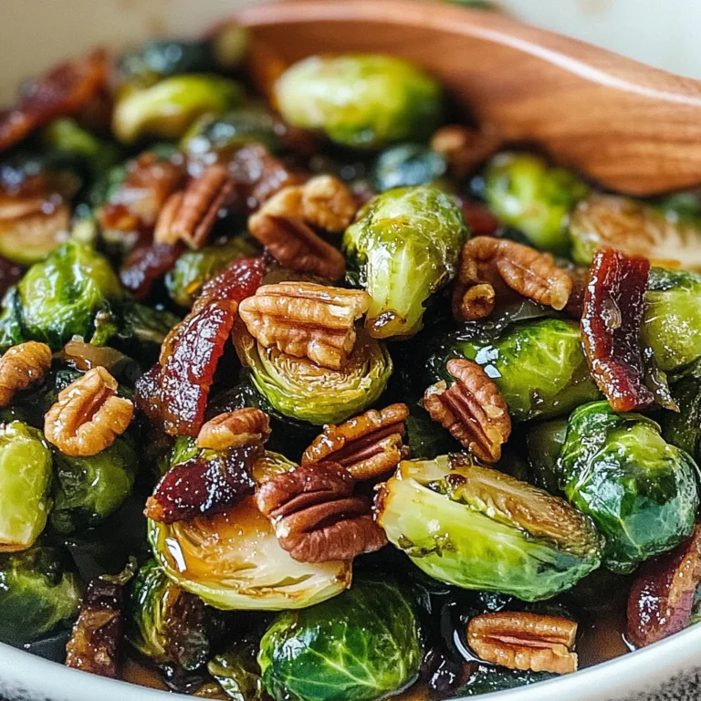 30-Minute Stovetop Maple Turkey Bacon Brussels Sprouts