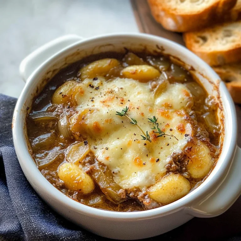 Baked French Onion Gnocchi