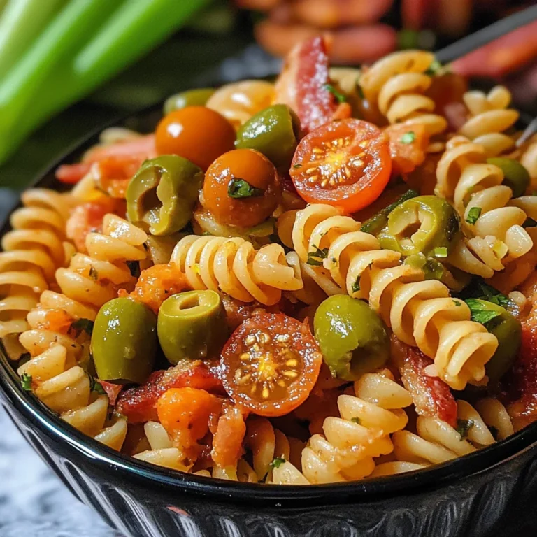 Bloody Mary Pasta Salad
