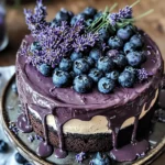Blueberry Chocolate Lavender Dream Cake