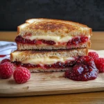 Brie & Raspberry Jam Grilled Cheese Sandwich