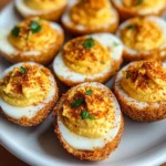 Cajun Style Fried Deviled Eggs