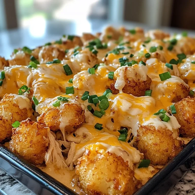 Cheddar Ranch Chicken Tater Tot Bake is a must-try!