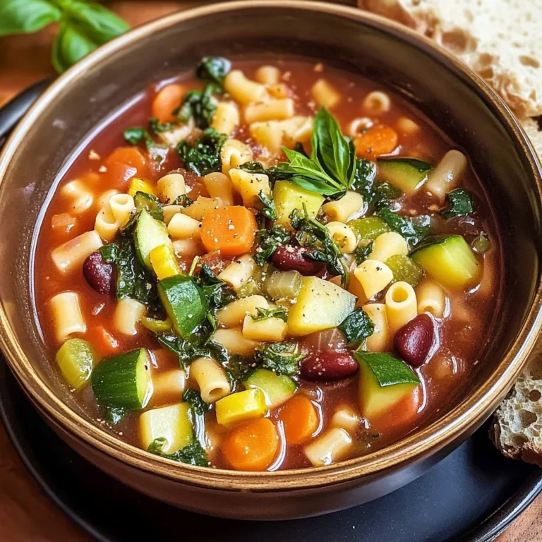 Easy Recipes: Hearty Minestrone Soup