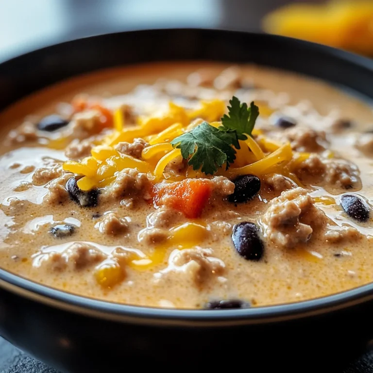 High Protein Creamy Taco Soup