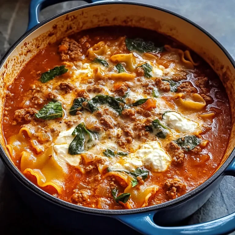 Mouthwatering One Pot Lasagna Soup - Alrightwithme