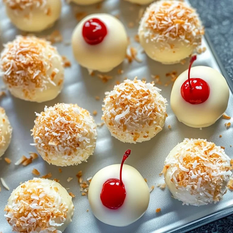 Piña Colada Truffles