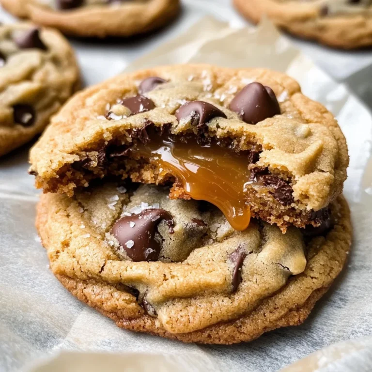 Salted Caramel Chocolate Chip Cookies
