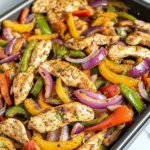 Sheet Pan Chicken Fajitas