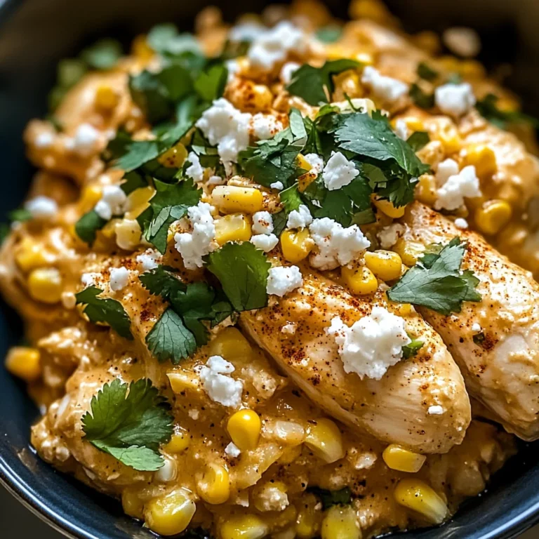 Slow Cooker Street Corn Chicken: Creamy Comfort in Every Bite
