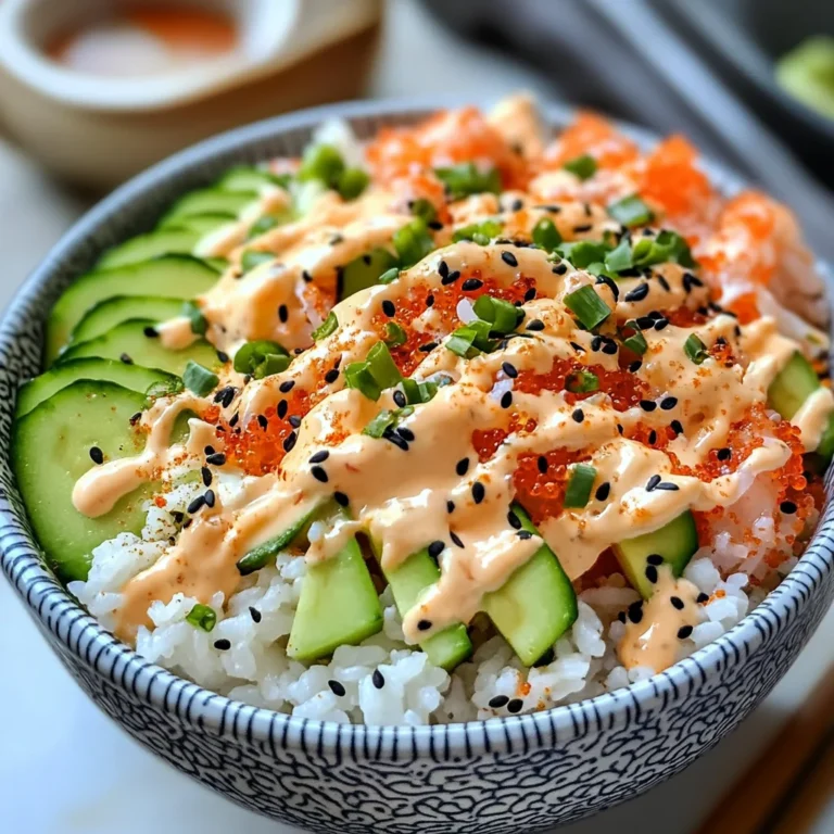 California Roll Sushi Bowls
