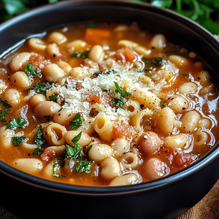 Cozy Pasta e Fagioli Soup Recipe