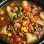 Crockpot Vegetable Beef Soup
