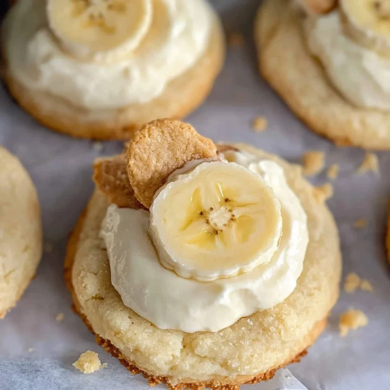Crumbl banana cream pie cookies