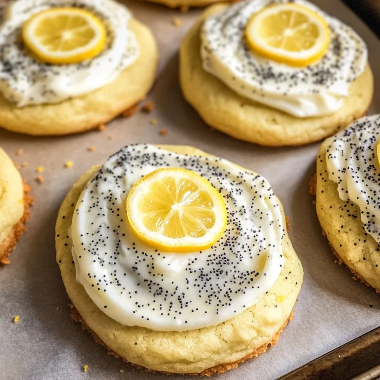 Lemon Poppy Seed Cheesecake Cookies
