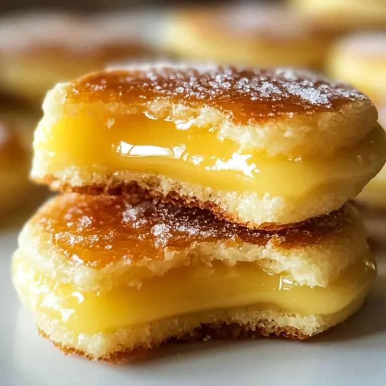 Luscious Lemon Curd Crème Brûlée Cookies