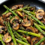 Sautéed Asparagus and Mushrooms