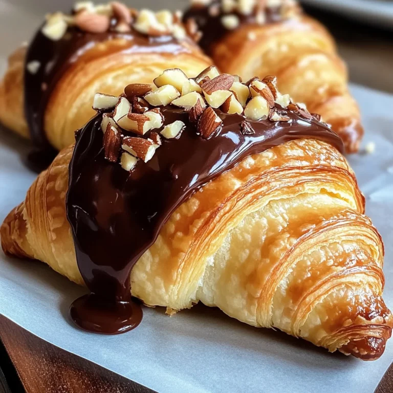 Boston Cream Pie Croissants - Decadent Pastry Dream