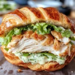 Chicken Caesar Croissant Sandwich